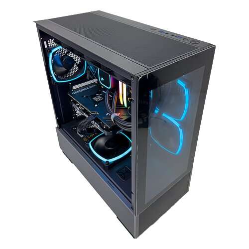 Nanotech SKy Two Built Gaming PC, Core i5-14500 14th Gen, NVIDIA 3050 DUAL 6GB OC, 16GB (2x8GB) 6000 RGB DDR5, 1 TB NVMe, AIO Cooler, 650W - thumbnail 1