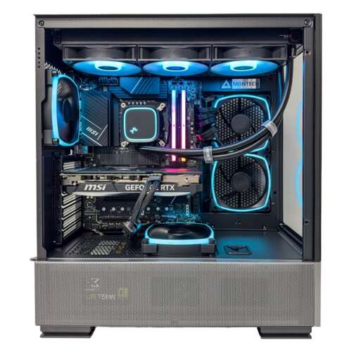 Nanotech SKy Two Built Gaming PC, Core i5-14500 14th Gen, NVIDIA 3050 DUAL 6GB OC, 16GB (2x8GB) 6000 RGB DDR5, 1 TB NVMe, AIO Cooler, 650W - thumbnail 2