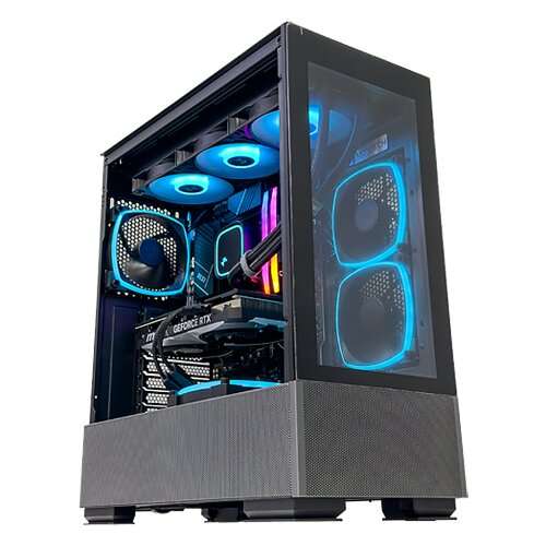 Nanotech SKy Two Built Gaming PC, Core i5-14500 14th Gen, NVIDIA 3050 DUAL 6GB OC, 16GB (2x8GB) 6000 RGB DDR5, 1 TB NVMe, AIO Cooler, 650W - thumbnail 3