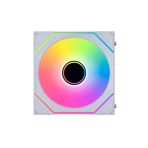 LIAN LI Lian Li UNI FAN SL-INF WIRELESS 120 Reversed Blade White Single Case Fan, 120??122.1x25mm, 0, 200~2200 RPM Fan Speed, 2.2 mmH2O Air Pressure, 69.7 CFM Air Flow, FDB Bearing, Cableless RGB | 12RSLIN1W1W - thumbnail 1