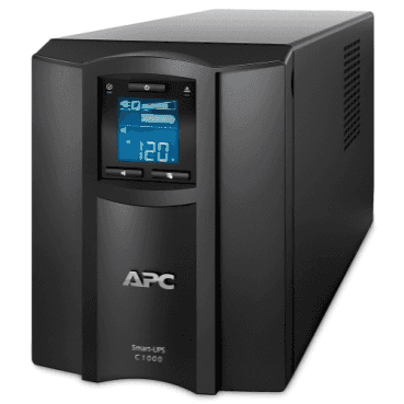 APC Smart-UPS C, Line Interactive, 1000VA, Tower, 230V, 8x IEC C13 outlets, SmartConnect port, USB and Serial communication, AVR, Graphic LCD | SMC1000IC  APC Smart-UPS 1000VA LCD,230V (SMC1000I) thumbnail 3