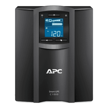 APC Smart-UPS C, Line Interactive, 1000VA, Tower, 230V, 8x IEC C13 outlets, SmartConnect port, USB and Serial communication, AVR, Graphic LCD | SMC1000IC  APC Smart-UPS 1000VA LCD,230V (SMC1000I) thumbnail 1