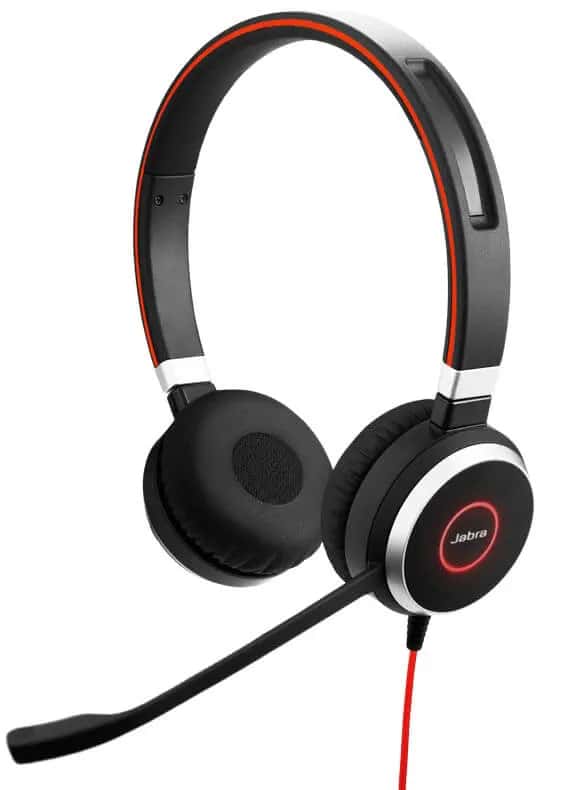 Jabra Jabra Evolve 40 MS Stereo W46N Wired Professional Headset, USB-A, 3.5mm Jack, Noise-cancelling microphone, Powerful 40mm speakers, Connect to 1 device, Great for stationary work, Microsoft Teams | 6399-829-109 - thumbnail 2