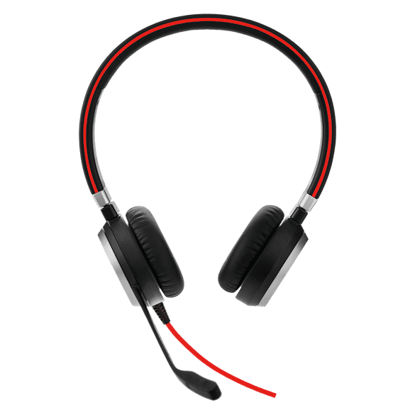 Jabra Jabra Evolve 40 MS Stereo W46N Wired Professional Headset, USB-A, 3.5mm Jack, Noise-cancelling microphone, Powerful 40mm speakers, Connect to 1 device, Great for stationary work, Microsoft Teams | 6399-829-109 - thumbnail 1