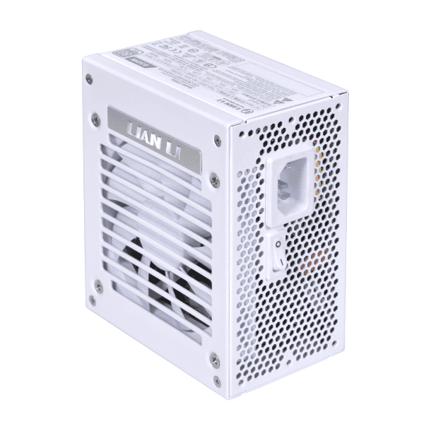 LIAN LI  Lian Li SP850 80+ Gold Fully Modular Design SFX Power Supply, 850 Watts, Japanese Electrolytic Capacitors, HYB Bearing Type, ZERO RPM mode, White | G89.SP850W.00UK - thumbnail 1