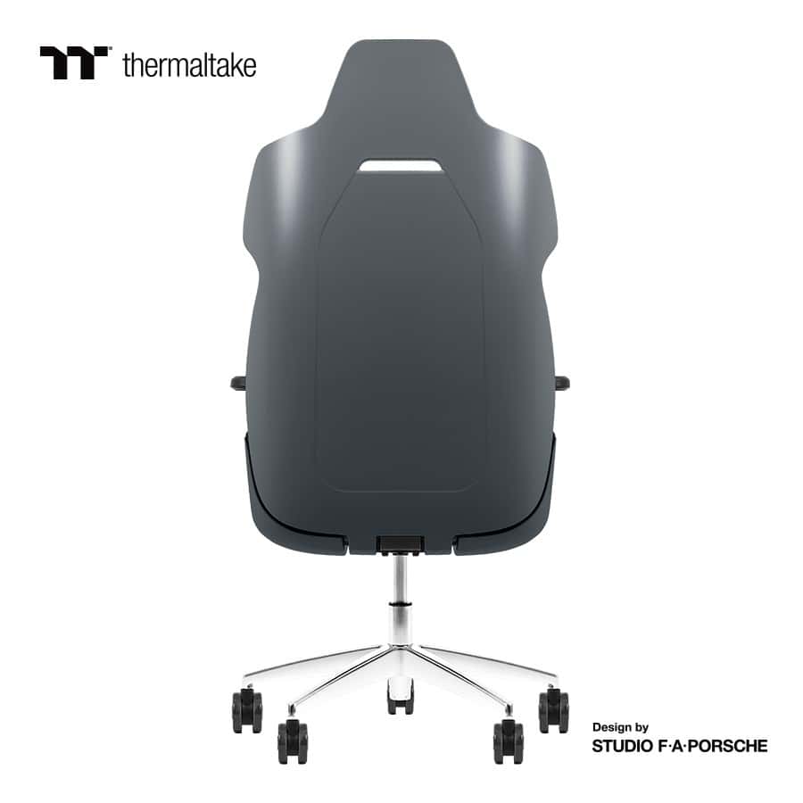 Thermaltake Thermaltake Argent E700 Real Leather Gaming Chair, Design by Studio F. A. Porsche, 4D Adjustable Armrests, Wire-Control Mechanism, 4 Gas Lift-Space Gray - thumbnail 4