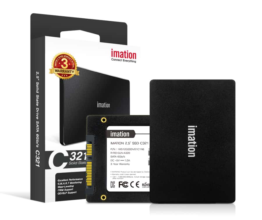Other Imation C321 SATA3 2.5" 1TB SSD, SATA3 6Gb/s, 100mm x 69mm x 7mm | IM1TSSDV01C1N6 - thumbnail 1