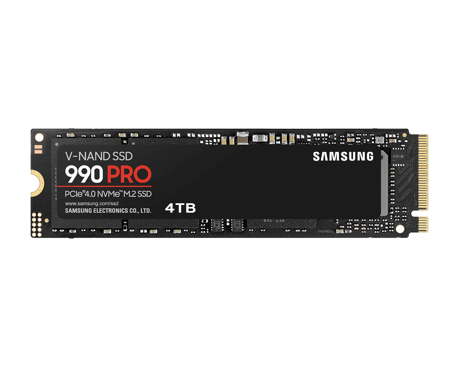 SAMSUNG Samsung 990 PRO 4TB PCIe NVMe 4.0 M.2 Internal Solid State Drive SSD, 4 GB Low Power DDR4 SDRAM Cache, Up to 7,450 MB/s, Write Up to 6,900 MB/s | MZ-V9P4T0 - thumbnail 4