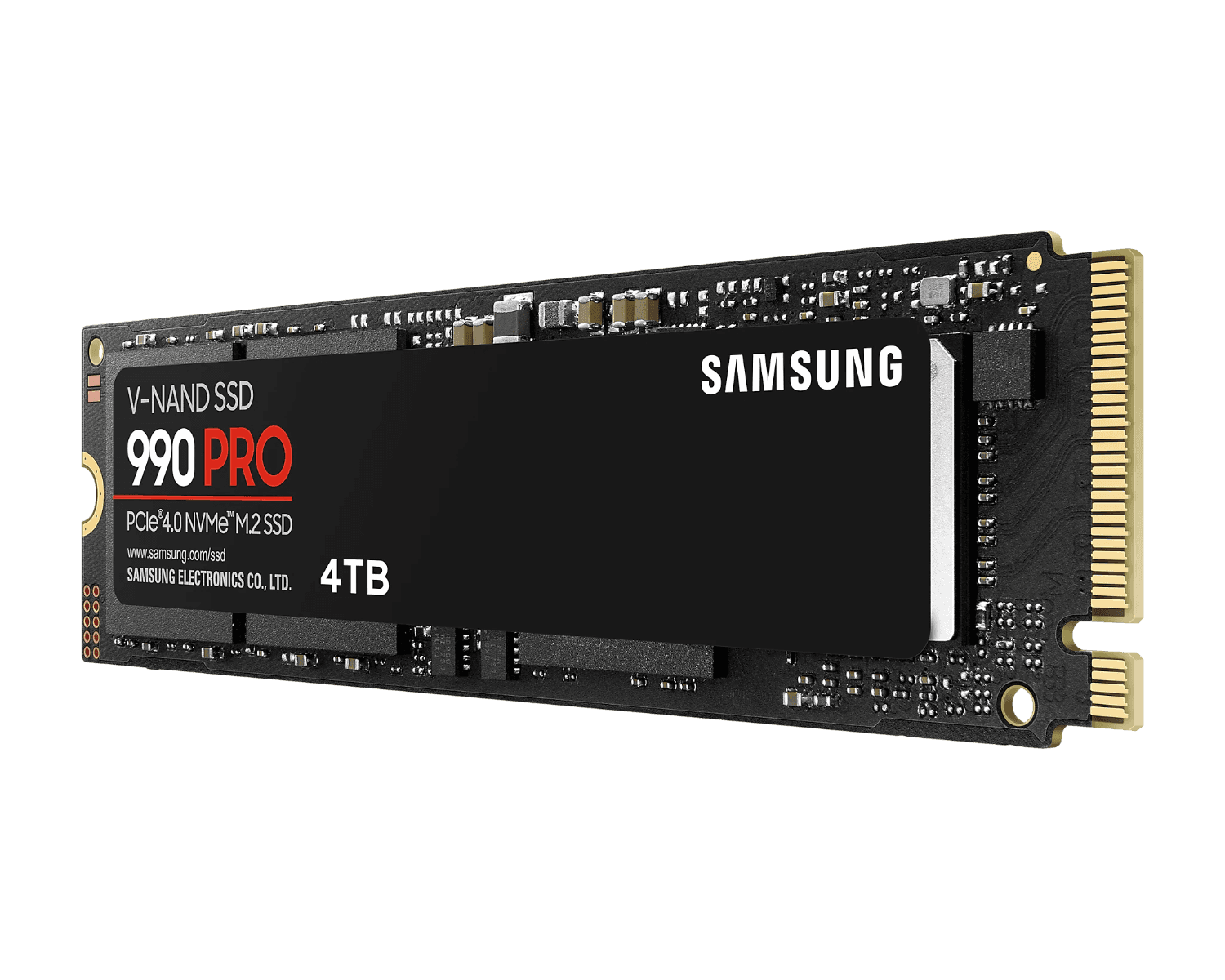 SAMSUNG Samsung 990 PRO 4TB PCIe NVMe 4.0 M.2 Internal Solid State Drive SSD, 4 GB Low Power DDR4 SDRAM Cache, Up to 7,450 MB/s, Write Up to 6,900 MB/s | MZ-V9P4T0 - thumbnail 2