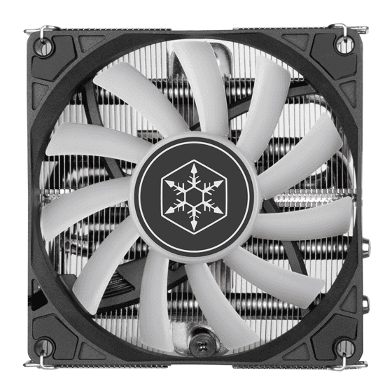 Silverstone Silverstone Hydrogon H90 ARGB Horizontal CPU cooler, with 4 heat-pipes and 92mm PWM ARGB fan, 11 blade, Spring screw, 10 ARGB LEDS, Anti-vibrational rubber | SST-HYH90-ARGB - thumbnail 7