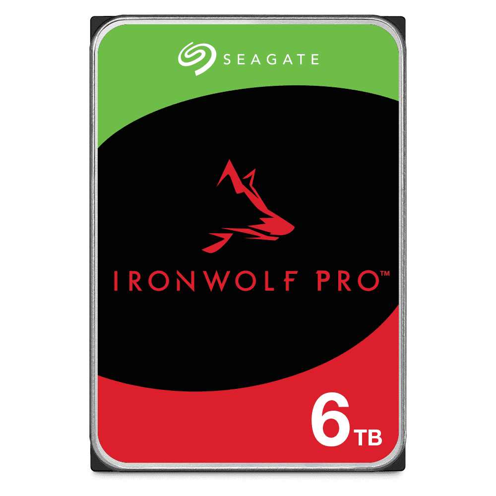 Seagate Seagate 6TB IronWolf Pro NAS Hard Drive (HDD), SATA 6Gb/s, 2000000 hrs MTBF, 256MB Cache (MB), 70/40Gs Shock, Operating 2ms  | ST6000NT001 - thumbnail 2