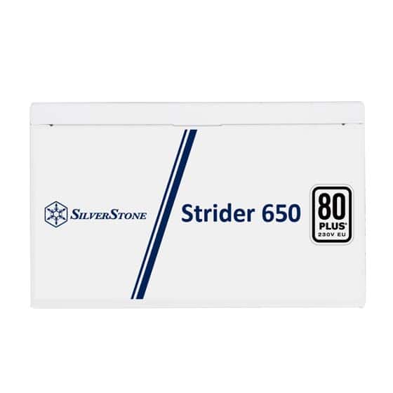 Silverstone SilverStone Strider 650 Non-Modular Power Supply, 650W, 80 Plus, Active PFC, 120mm Silent Fan, Class-Leading Single +12V Rail, ATX, White | SST-ST650-EF-WBW - thumbnail 5
