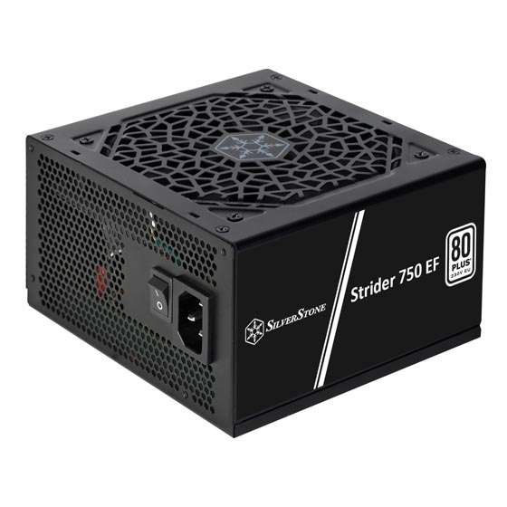 Silverstone Silverstone Strider 750 EF 80 PLUS 230V EU 750W ATX (PS2) Power Supply, Built-in 120mm fan, Class-leading single +12V rail, 24/7 continuous power output with 40??? operating temperature | SST-ST750-EF - thumbnail 2