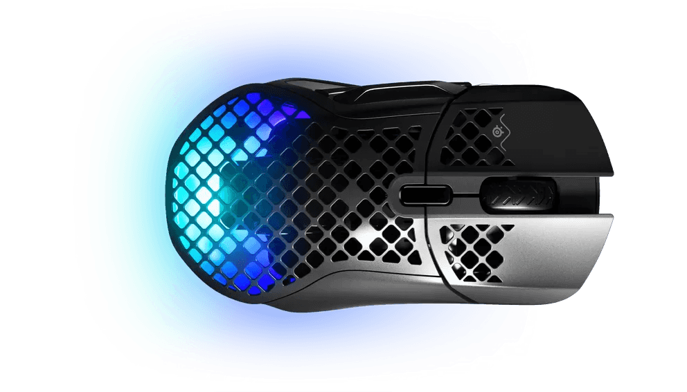 Steel Series Steelseries Aerox 5 Wireless Ultra Lightweight Super-Fast Mouse with AquaBarrier, Optical Sensor, 400 IPS,  1000Hz / 1 ms, 9 Buttons, Right-Handed | 62406 - thumbnail 3