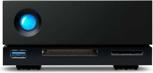 Lacie LaCie 1Big Dock 18TB External HDD, 7200 RPM, Up to 280 MB/s Data Transfer Speed, Up to 70W Charging Power, USB / USB 3.0 / Thunderbolt Interface, Windows & Mac Compatible, Black | STHS18000800 - thumbnail 3