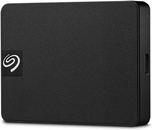 Seagate Seagate 1TB Expansion Portable USB 3.0 Textured Plastic External Hard Drive, Micro-USB 3.0 Interface, Bus Powered, Preformatted exFAT, Rescue Data Recovery Services Windows and Mac Compatible, Black | STKM1000400 - thumbnail 3