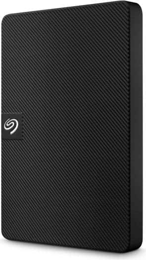 Seagate Seagate 1TB Expansion Portable USB 3.0 Textured Plastic External Hard Drive, Micro-USB 3.0 Interface, Bus Powered, Preformatted exFAT, Rescue Data Recovery Services Windows and Mac Compatible, Black | STKM1000400 - thumbnail 2