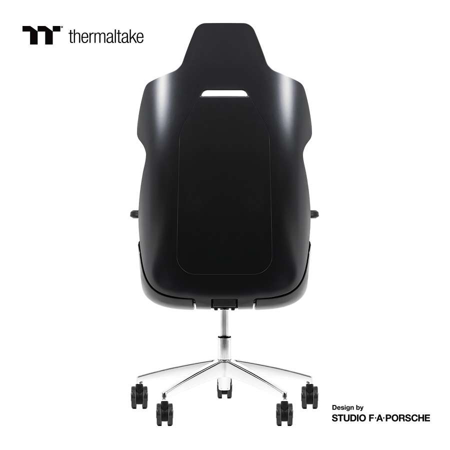 Thermaltake Thermaltake Argent E700 Real Leather Gaming Chair, Design by Studio F. A. Porsche, 4D Adjustable Armrests, Wire-Control Mechanism, 4 Gas Lift-Storm Black - thumbnail 3