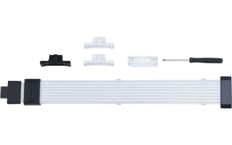 Lian Li Strimer Wireless 16-8 ARGB Cable, 370x37x50.6mm, 340mm Cable Length, 8 Light Guides, 116 Number of LEDs | PW16-81W thumbnail 4