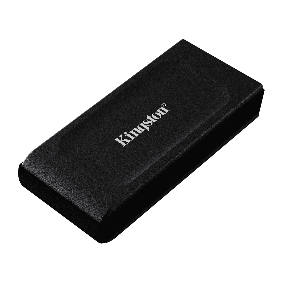 Kingston Kingston XS1000 External SSD, 1TB Capacity, 1050MB/s Read, 1000MB/s Write, USB-C to USB-A Cable, USB 3.2 Gen 2, Metal + Plastic Casing Material, Black | SXS1000/1000G - thumbnail 1