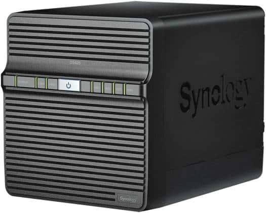Synology Synology DiskStation DS423 4-Bay NAS Enclosure, Realtek RTD1619B 1.7 GHz, 4x 3.5"/2.5" Drive Bays, 2x RJ45 LAN Ports, 2x USB 3.2 Ports, Black | DS423 - thumbnail 2