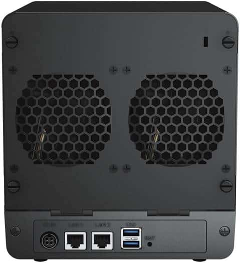 Synology Synology DiskStation DS423 4-Bay NAS Enclosure, Realtek RTD1619B 1.7 GHz, 4x 3.5"/2.5" Drive Bays, 2x RJ45 LAN Ports, 2x USB 3.2 Ports, Black | DS423 - thumbnail 5