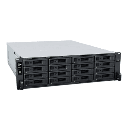 Synology Synology RackStation 3U 16-Bay Rackmount NAS, AMD Ryzen V1500B CPU, 4GB DDR4 ECC Memory, 16 Drive Bays, 4x Gigabit Ethernet Ports, 2200 MB/s Read Speed, 1164 MB/s Write Speed, PCIe 3.0 | RS2821RP+ - thumbnail 3