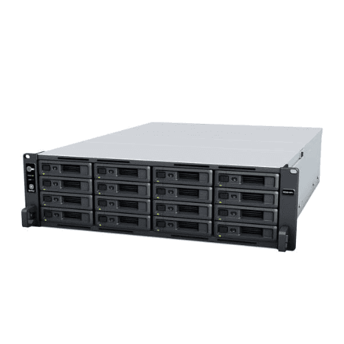 Synology RackStation 3U 16-Bay Rackmount NAS, AMD Ryzen V1500B CPU, 4GB DDR4 ECC Memory, 16 Drive Bays, 4x Gigabit Ethernet Ports, 2200 MB/s Read Speed, 1164 MB/s Write Speed, PCIe 3.0 | RS2821RP+ thumbnail 3