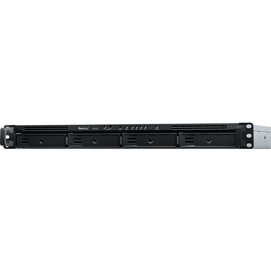Synology Synology Expansion Unit RX418, 4-bay 1U rackmount expansion unit for 1U RackStation - thumbnail 1