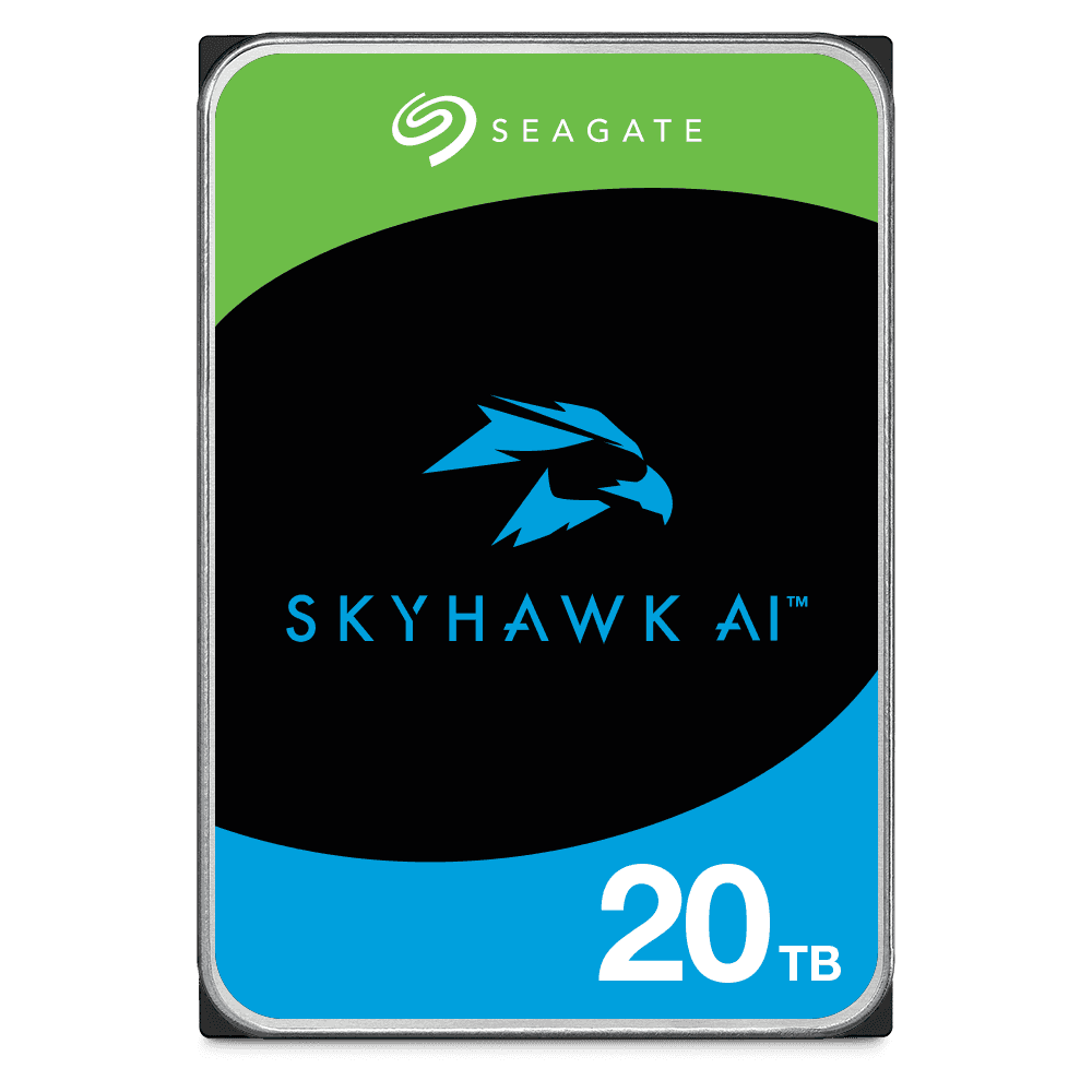 Seagate Seagate SkyHawk AI 20TB Surveillance Internal Hard Drive, SATA 6Gb/s, AI-Optimized, 24/7 DVR/NVR Storage – ST20000VE003 - thumbnail 1