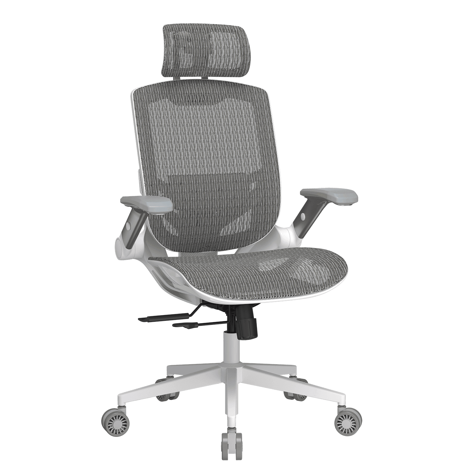 Cougar COUGAR SPEEDER ONE White Ergonomic Gaming Chair, Mesh Fabric, 2D Folding Armrests, 3D Headrest Adjustment, Seat Adjustment | 3MSPOWHW.0001 - thumbnail 3