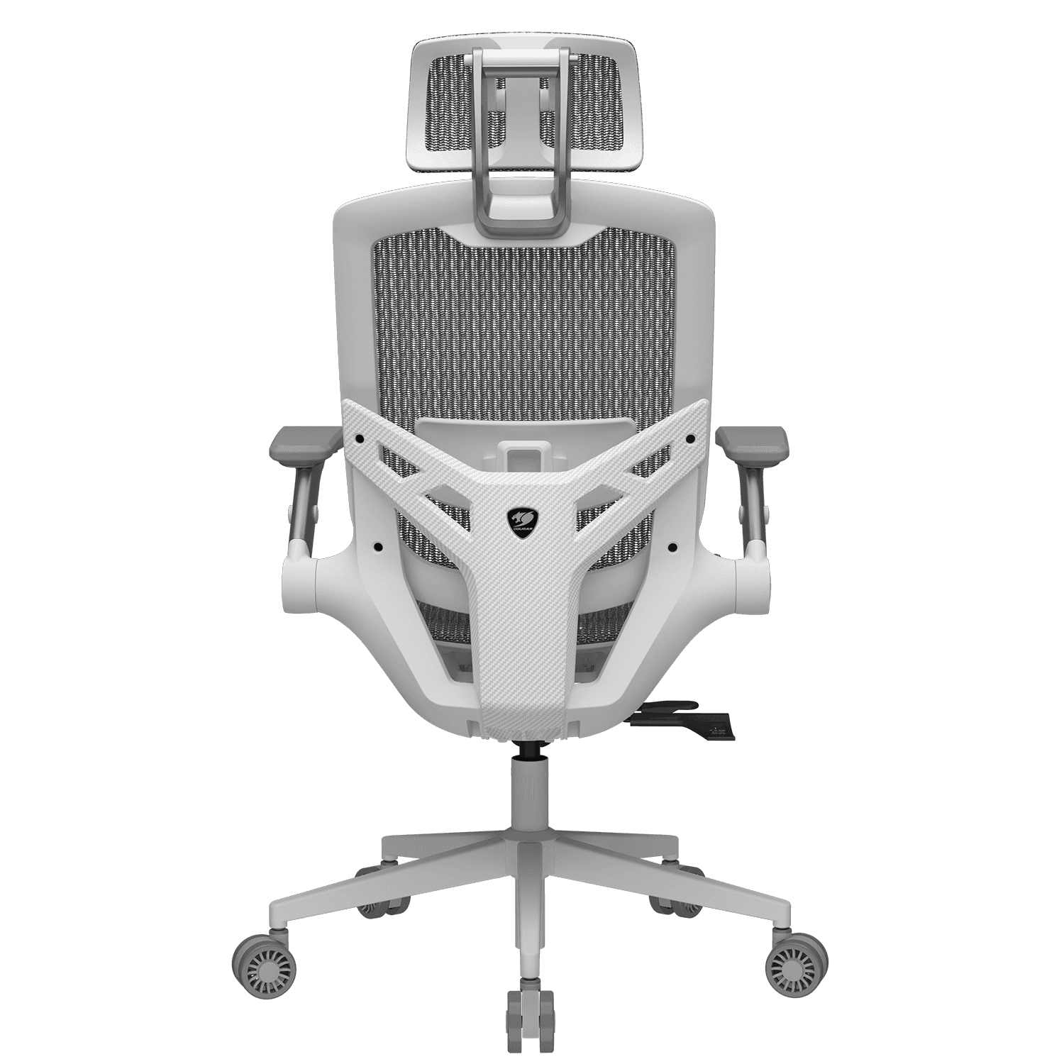 Cougar COUGAR SPEEDER ONE White Ergonomic Gaming Chair, Mesh Fabric, 2D Folding Armrests, 3D Headrest Adjustment, Seat Adjustment | 3MSPOWHW.0001 - thumbnail 6