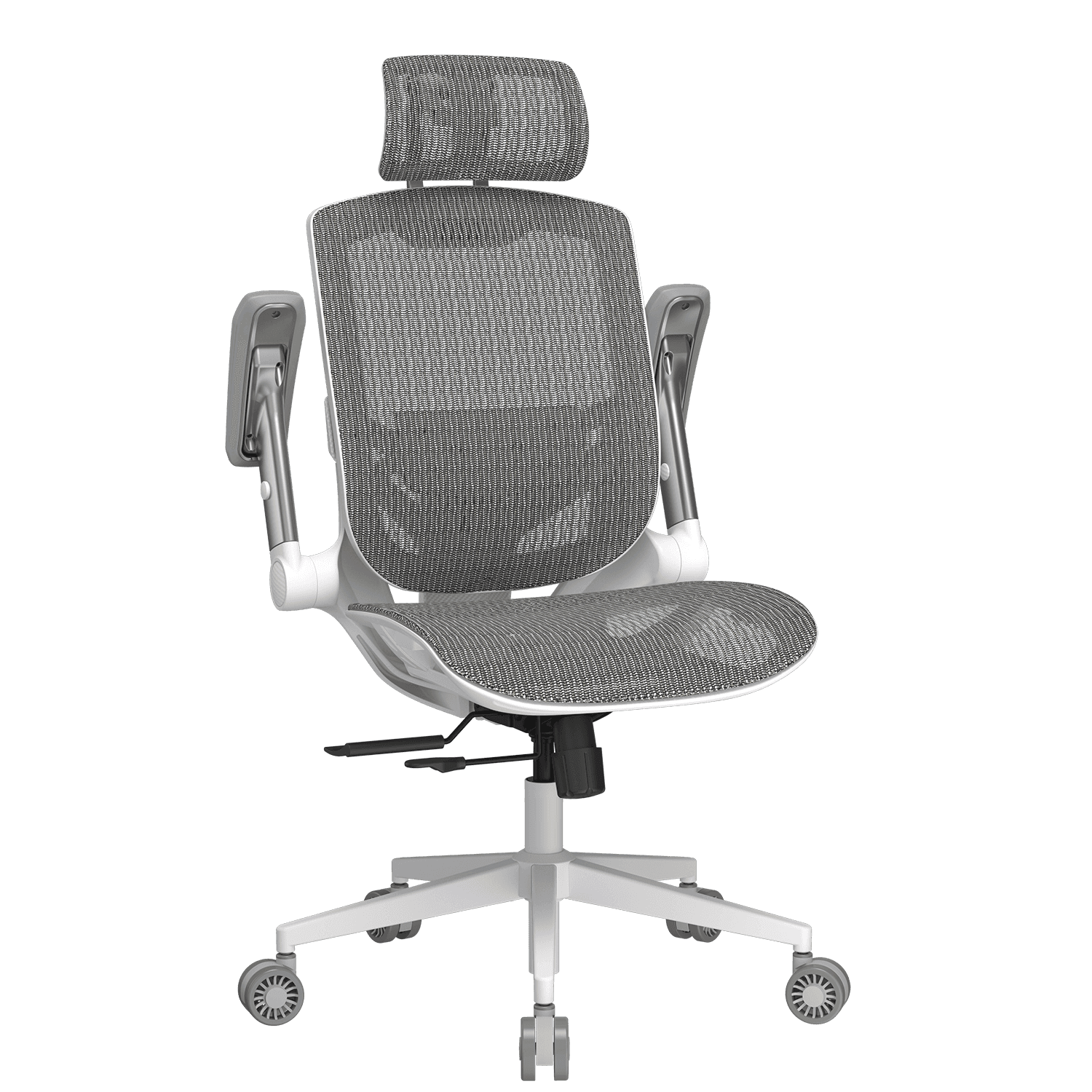 COUGAR SPEEDER ONE White Ergonomic Gaming Chair, Mesh Fabric, 2D Folding Armrests, 3D Headrest Adjustment, Seat Adjustment | 3MSPOWHW.0001 thumbnail 4