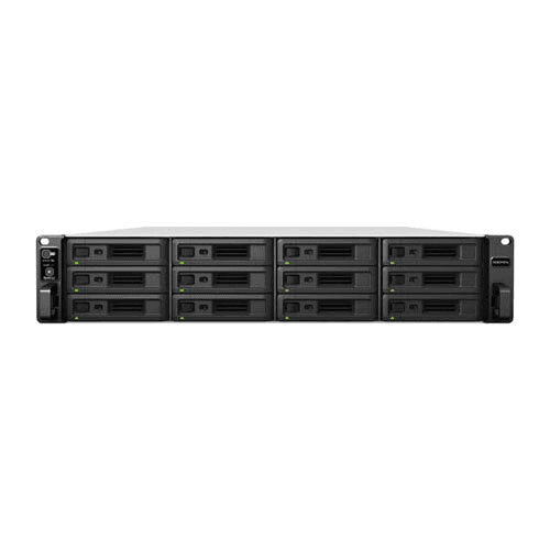 Synology Synology RackStation RS3621xs+ 12-Bay 2U NAS, Intel Xeon 8-Core, 10GbE, Dual PCIe, Redundant Power - thumbnail 1