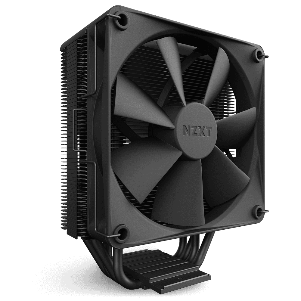 NZXT T120 CPU Air Cooler, 4 Conductive Copper Heat Pipes, 120mm F120 Fan, 27.5dBA Noise, 4-Pin PWM Connector | RC-TN120-B1 thumbnail 6