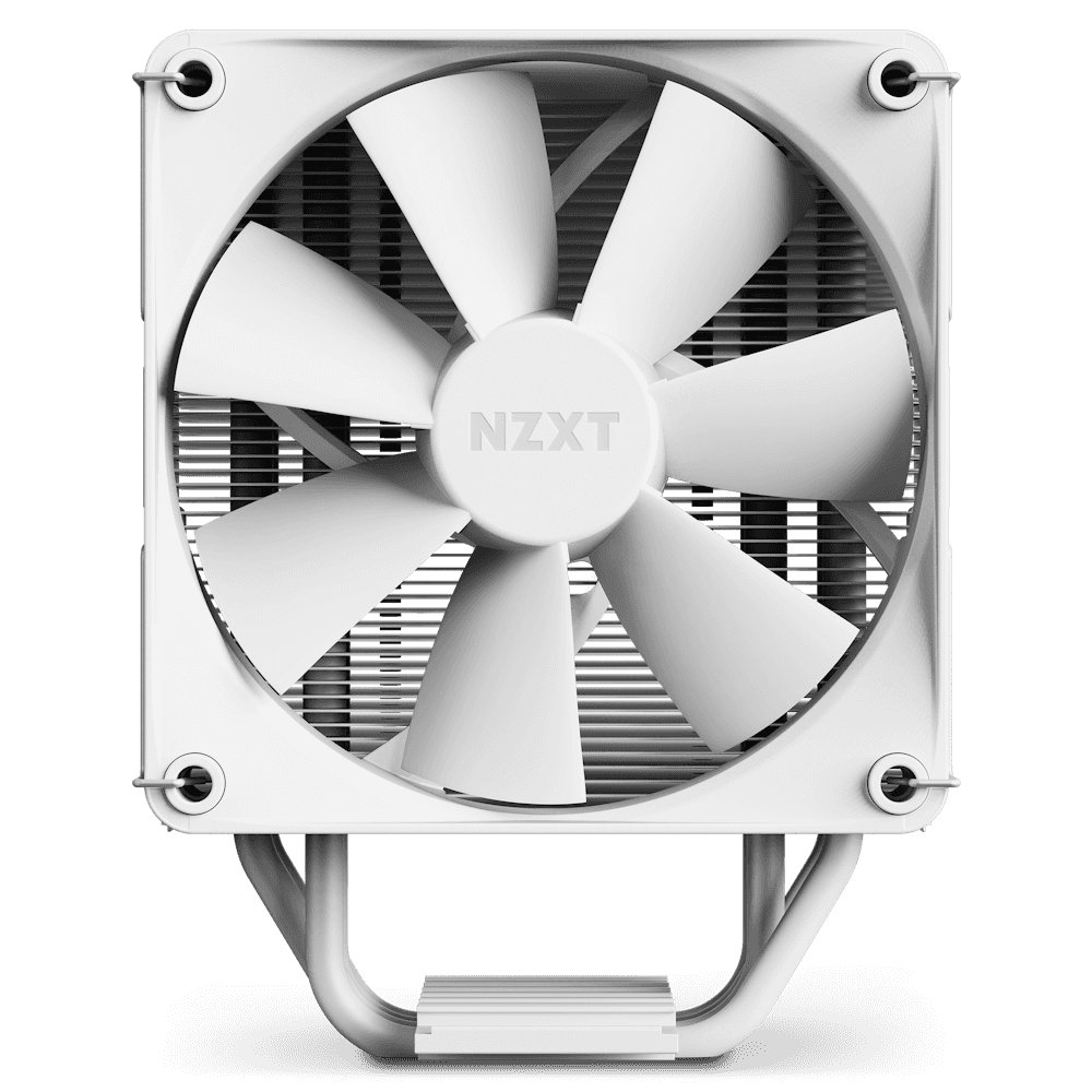 NZXT T120 CPU Air Cooler, 4 Conductive Copper Heat Pipes, 120mm F120 Fan, 27.5dBA Noise, 4-Pin PWM Connector | RC-TN120-W1 thumbnail 3