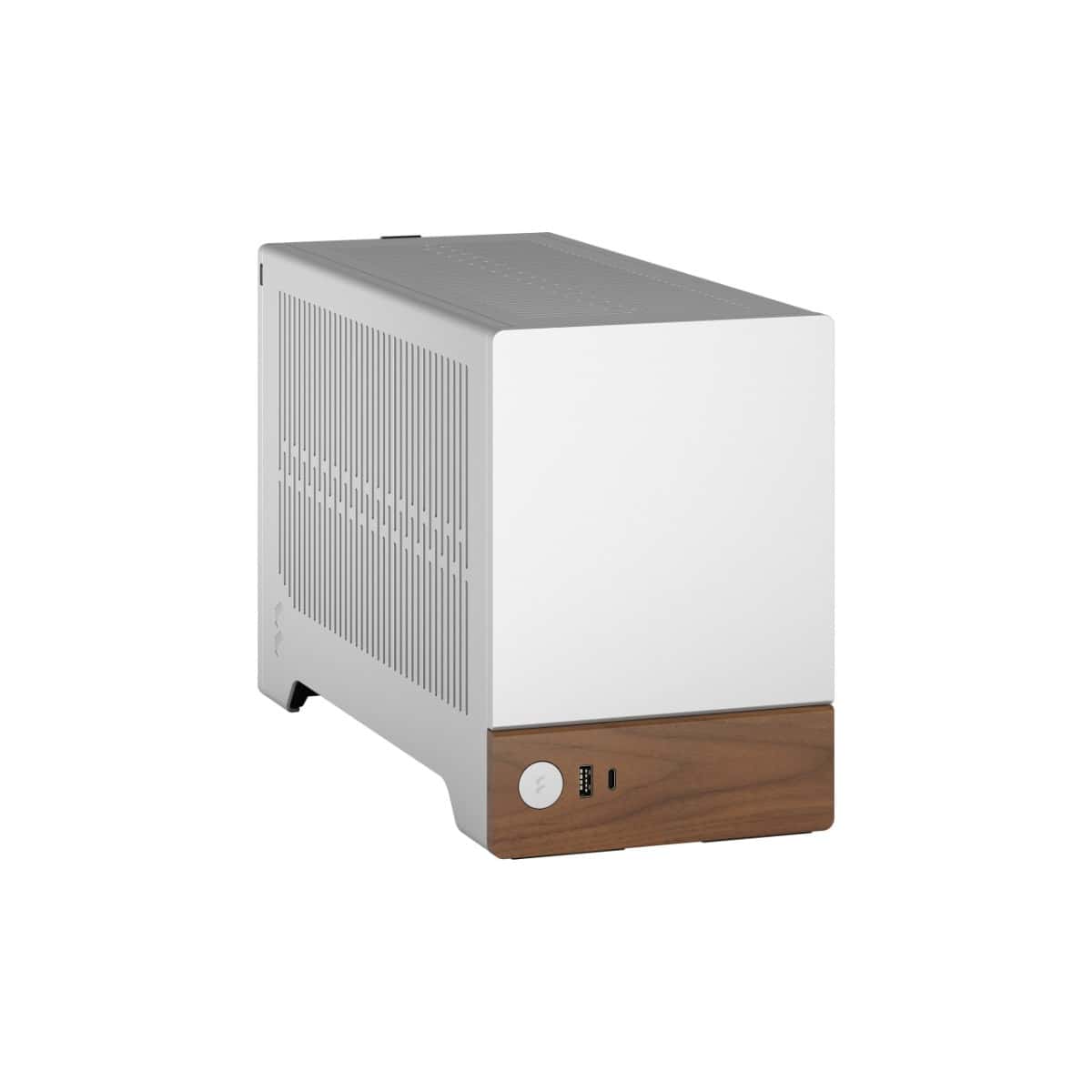 Fractal Design Fractal Terra Small Factor Mini ITX SFX Gaming Case, 2x 2.5" Drive Mounts, 120mm Fan Size, 120mm Radiator Size, Expansion Slots 3 (Max GPU Mode), USB Type-C 20Gbps, Silver | FD-C-TER1N-02 - thumbnail 1