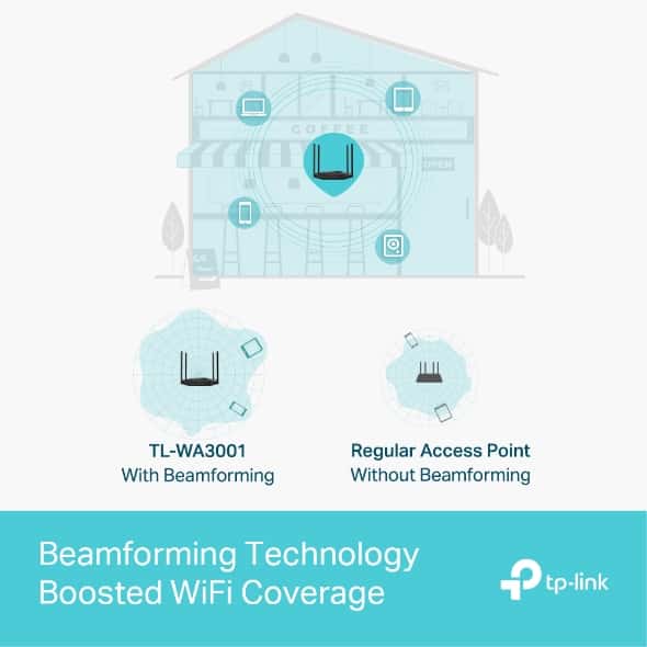 tp-link tp-link TL-WA3001 AX3000 Gigabit Wi-Fi 6 Access Point, WiFi 6 Speed for 4K Streaming, Dual Band WiFi - thumbnail 6