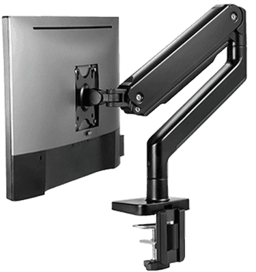 Twisted Minds Single Monitor Heavy Duty Spring Assisted Monitor Arm USB Port, Weight Capacity 2-16kg, Aluminium, Plastic,Steel | TM-60-C06 thumbnail 2