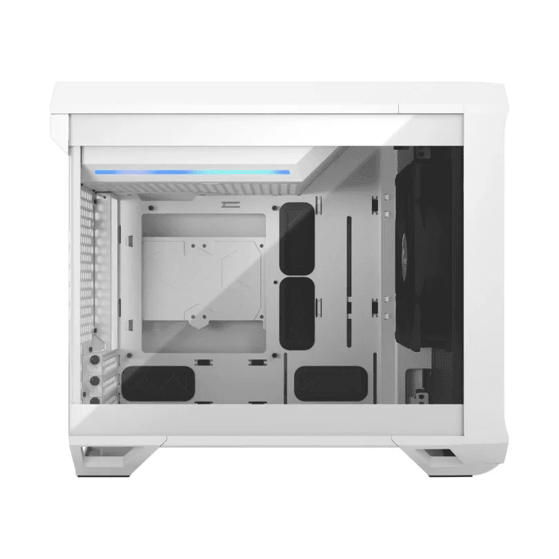 Fractal Design FRACTAL Design Torrent Nano Mini-ITX PC Case, 1x Pre Installed Fan 180 PWM Fans, GPU Max 335 Mm, Motherboard Compatibility Upto MITX, 3x Expansion Slots & Drive Mounts, ATX PSU Compatibility, Fixed Cable Straps, White TG Clear Tint | FD-C-TOR1N-03 - thumbnail 5