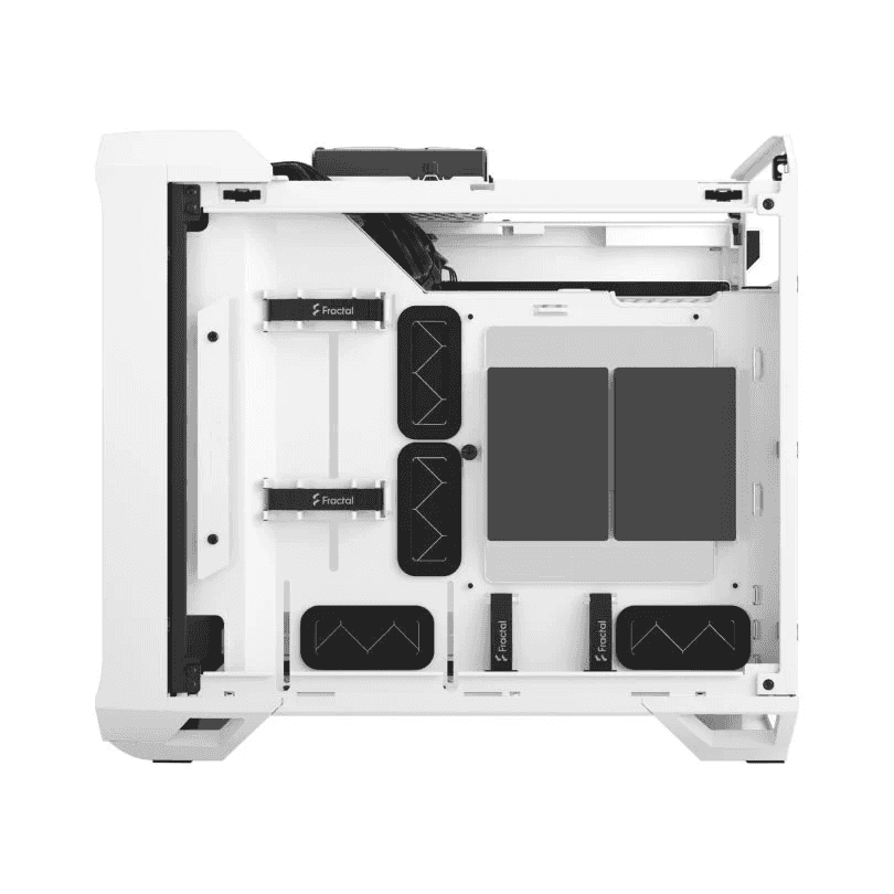 Fractal Design FRACTAL Design Torrent Nano Mini-ITX PC Case, 1x Pre Installed Fan 180 PWM Fans, GPU Max 335 Mm, Motherboard Compatibility Upto MITX, 3x Expansion Slots & Drive Mounts, ATX PSU Compatibility, Fixed Cable Straps, White TG Clear Tint | FD-C-TOR1N-03 - thumbnail 4
