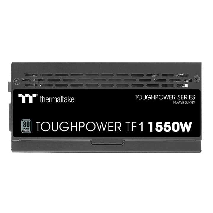 Thermaltake Thermaltake Toughpower TF1 1550 Watt Power Supply, Full Modular, 80 Plus Titanium, PSU, SLI/CrossFire, Single Rail, 129A, 140mm Fan, ATX | PS-TPD-1550FNFATK-1 - thumbnail 7