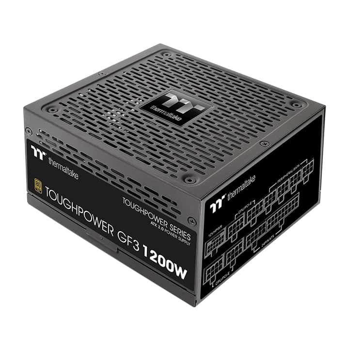 Thermaltake Thermaltake TOUGHPOWER GF A3 Gold 1200W PSU, True 600W 12VHPWR Connectors on PSU & NVIDIA RTX 40 Series, ATX 3.0/PCI-E 5.0, 80+ Gold, SLI/Crossfire Ready, Black | PS-TPD-1200FNFAGK-H - thumbnail 5