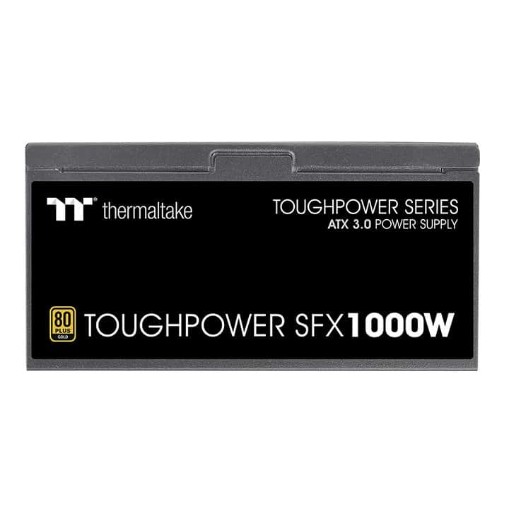 Thermaltake Toughpower SFX 1000W Gold - TT Premium Edition Power Supply, 1000W, Platinum 80 PLUS Efficiency, 9cm FDB Fan, Active PFC, PCIe Gen 5.1 Ready, ATX 3.1 Standard, TT Premium Edition, Black | PS-STP-1000FNFAPK-1 - thumbnail 1