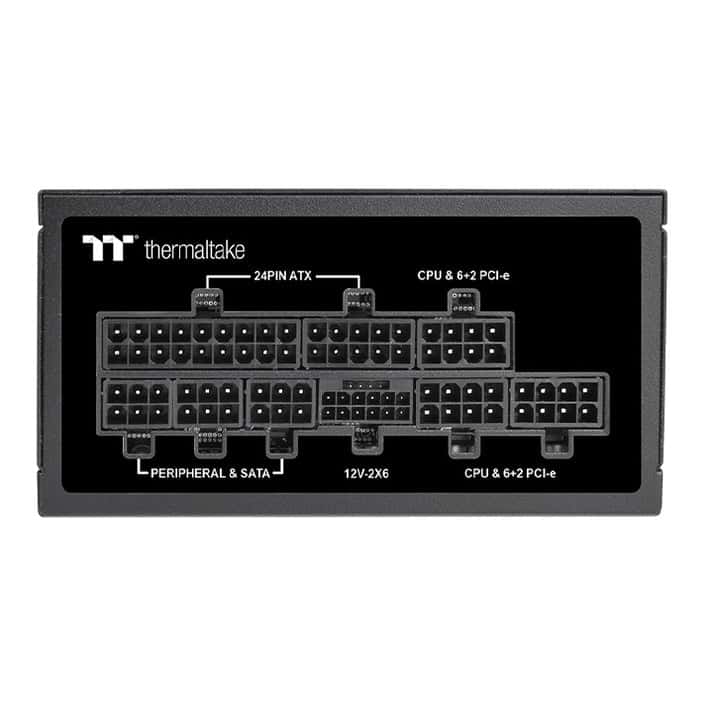 Intel Toughpower SFX Platinum 850W - TT Premium Edition Power Supply, 850W, Platinum 80 PLUS, 9cm FDB Fan, Active PFC, PCIe Gen 5.1 Ready, ATX 3.1 Standard, Black | PS-STP-0850FNFAPK-1 - thumbnail 2