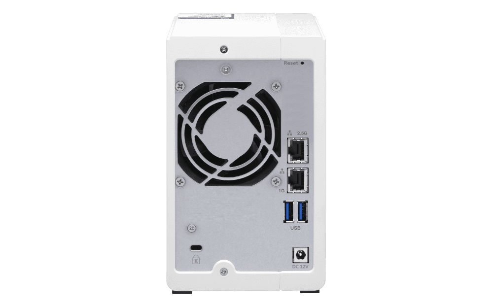 QNAP Qnap TS-231P 2 Bay Personal Cloud NAS with DLNA, mobile apps and Airplay support. ARM Cortex A15 1.7GHz Dual Core, 1GB RAM | TS-231P3-2GB - thumbnail 2