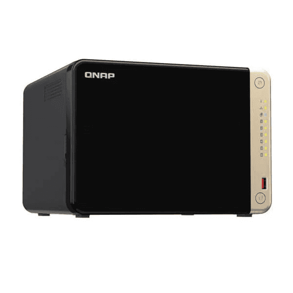 QNAP-TS-664 4GB 6BAY, Intel quad-core dual-port 2.5GbE NAS supports M.2 SSD caching and PCIe expandability for, |UPC 885022023554 - thumbnail 4