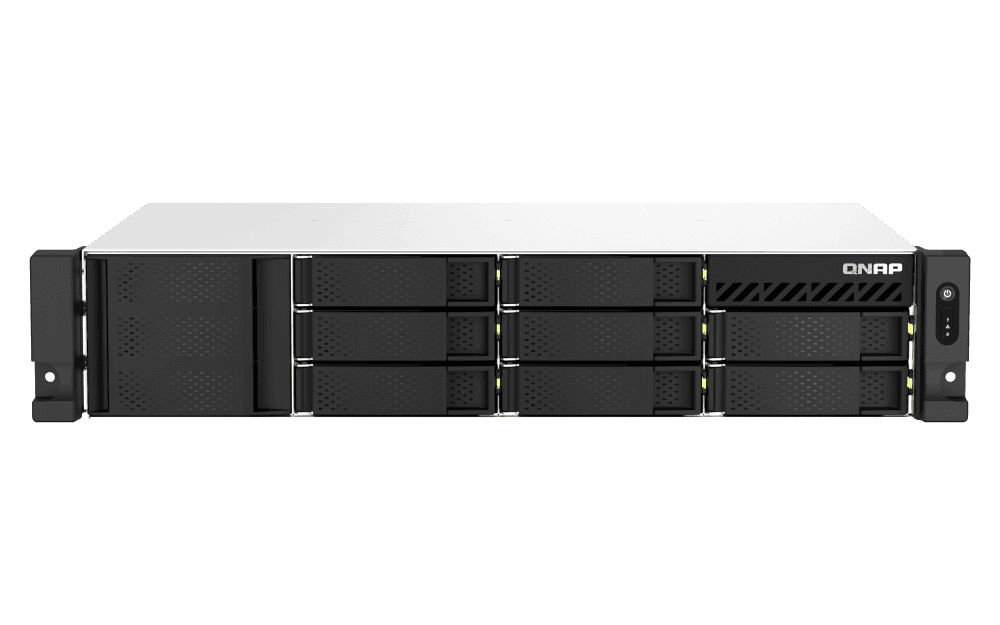 QNAP QNAP TS-873AEU-4G (RYZEN 2.2GHZ, 4GB RAM, 8XSATA, 2X2.5GBE, 1XPCIE, 2XM.2 SLOTS, SHALLOW DEPTH)  | TS-873AeU-4G - thumbnail 2