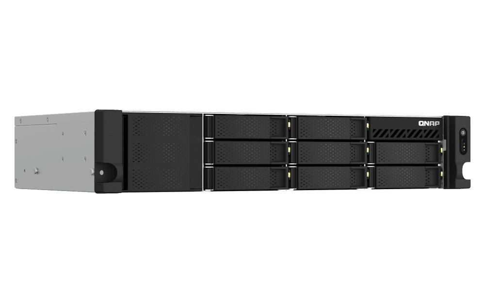 QNAP TS-873AEU-4G (RYZEN 2.2GHZ, 4GB RAM, 8XSATA, 2X2.5GBE, 1XPCIE, 2XM.2 SLOTS, SHALLOW DEPTH)  | TS-873AeU-4G thumbnail 1