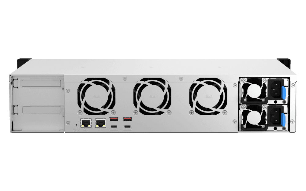 QNAP QNAP TS-873AEU-4G (RYZEN 2.2GHZ, 4GB RAM, 8XSATA, 2X2.5GBE, 1XPCIE, 2XM.2 SLOTS, SHALLOW DEPTH)  | TS-873AeU-4G - thumbnail 5